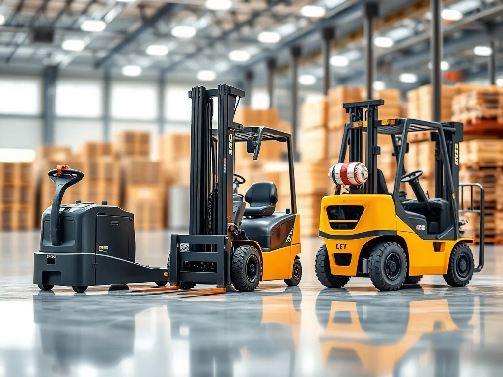 Ile waży wózek widłowy – masy i typy?